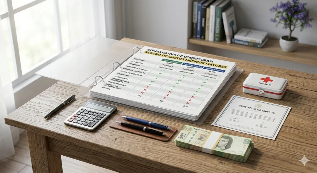 🛡️ Seguro de gastos médicos mayores: Comparativa de coberturas en México